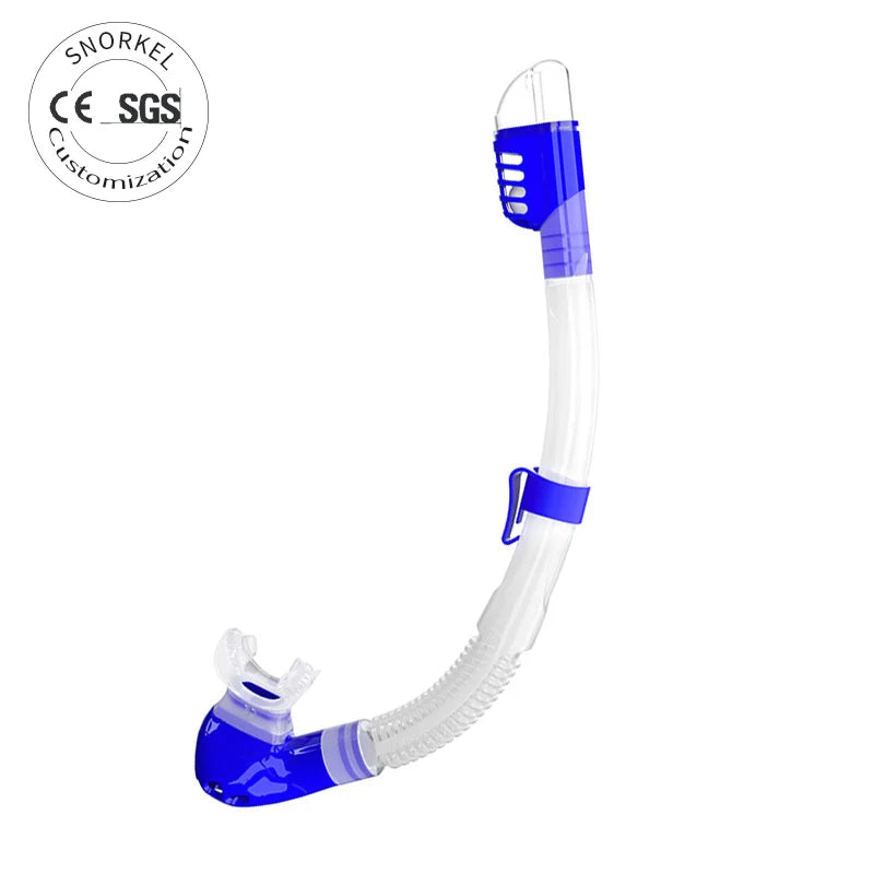 Factory OEM Custom High Quality Freediving Equipment Silicone Foldable Snorkel for Swimming & Snorkeling, product image 1