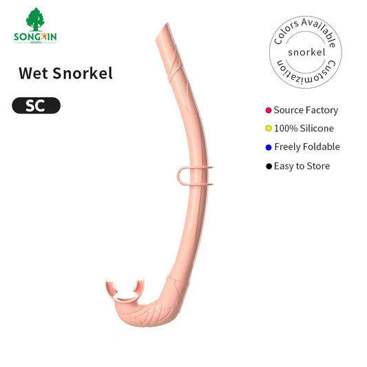 Cheap Price Silicone Wet Snorkel Diving Tube-Durable & Lightweight for Unisex Snorkeling, product image 1