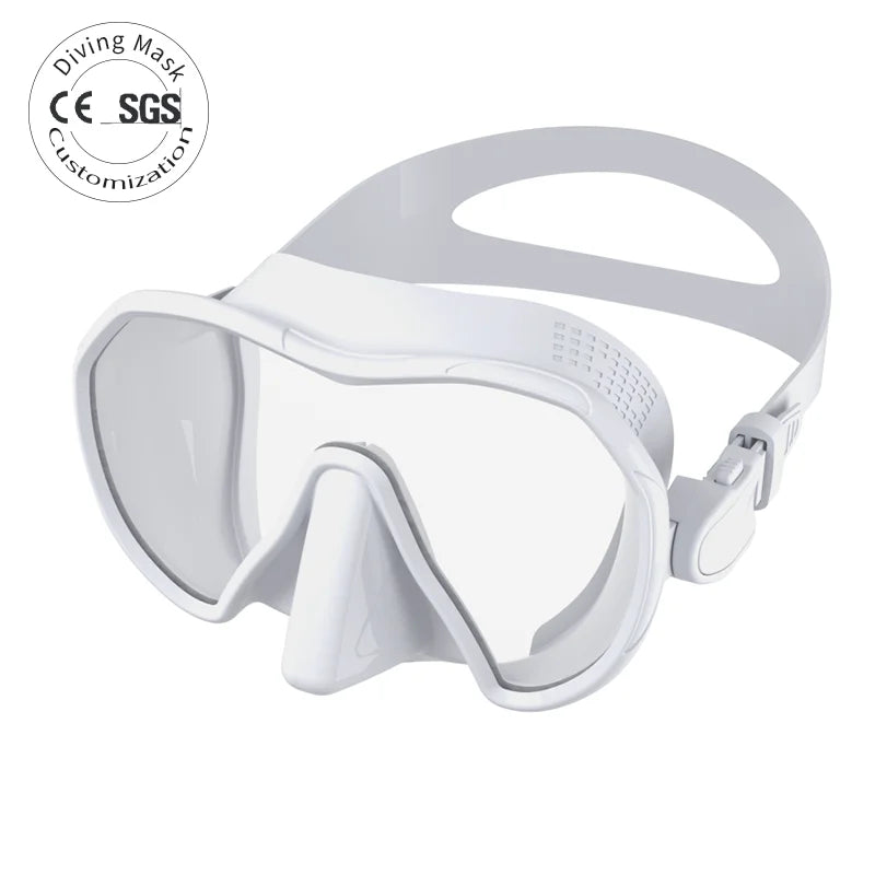 Low-Volume Anti-Fog Silicone Diving Mask Adjustable for Snorkeling Diving Freediving with Customized Logo, product image 1