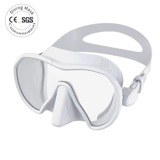 Low-Volume Anti-Fog Silicone Diving Mask Adjustable for Snorkeling Diving Freediving with Customized Logo, product image 1