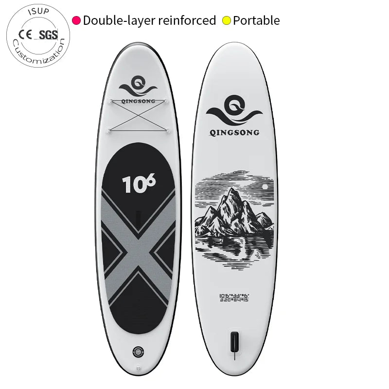 Inflatable Stand-Up Paddle Board SUP with Drop Stitch Material Stand-Up Paddleboarding Accessory, product image 1