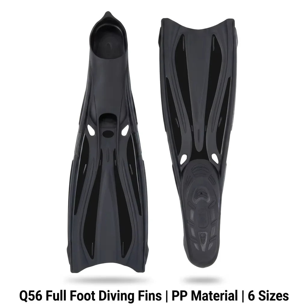 Diving Fins Q56 PP 22 Degree Power Angle Long Blade Swimming Fins for Freediving Spearfishing Equipment Diving Fins, product image 1