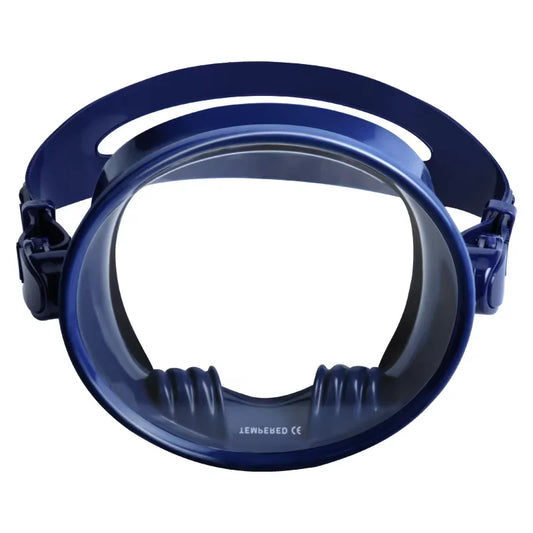 Factory Best Selling Full Face Underwater Wide View Oval Silicone Diving Snorkeling Mask for Diving Spearfishing, product image 1