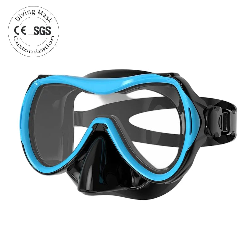 Anti-Fog Diving Mask Frame Waterproof for Swimming Water Sports for Spearfishing Freediving Customizable OEM Logo, product image 1