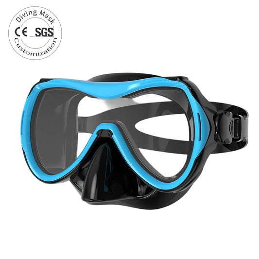 Anti-Fog Diving Mask Frame Waterproof for Swimming Water Sports for Spearfishing Freediving Customizable OEM Logo, product image 1