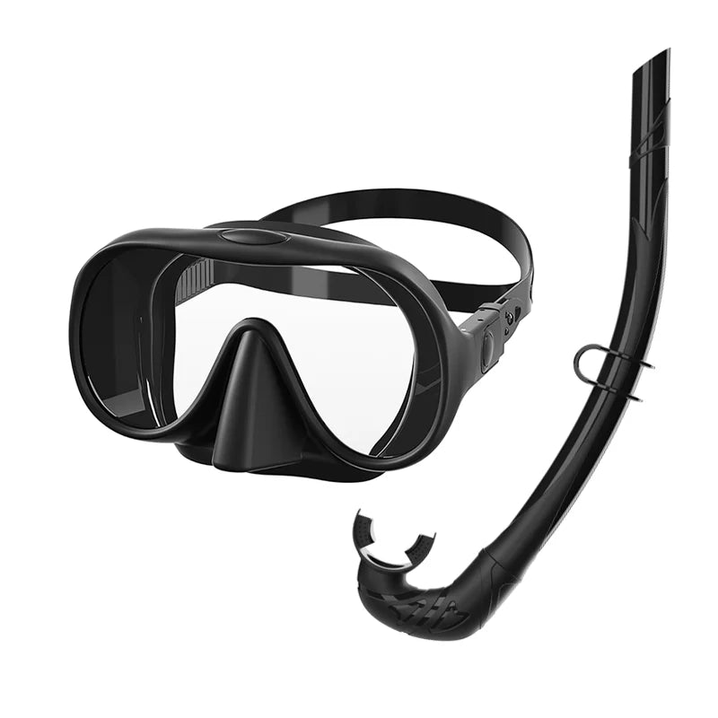 Price Adult Frameless Silicone Anti-Fog Low Volume Scuba Diving Mask and Snorkel Set, product image 5