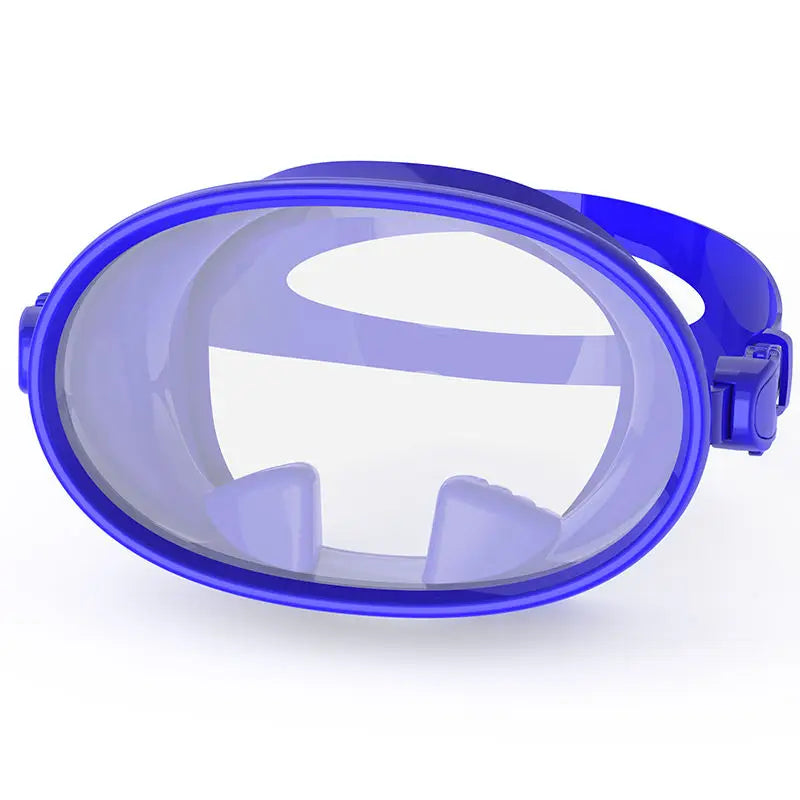New Single Lens Round Snorkel Mask Frameless Mascara De Buceo Wide View Silicone Oval Diving Mask for Freediving Spearfishing, product image 2