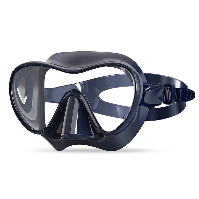 Factory Price Tempered Glass Liquid Silicone Anti-Fog Low Volume Snorkeling Diving Mask, product image 5