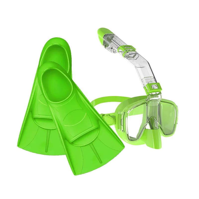 Eco-Friendly Silicone Anti-Fog Diving Set Including a Diving Mask and Fins for Diving & Swimming, product image 3
