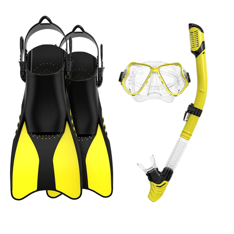 Factory Price Songxin Brand Adjustable Swimming Fins Diving Equipment Set with Custom Logo for Adults, product image 4