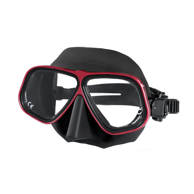 Metal Frame Customized Logo Printing Fitting Face Men Women Snorkeling Swimming Diving Mask, product image 3