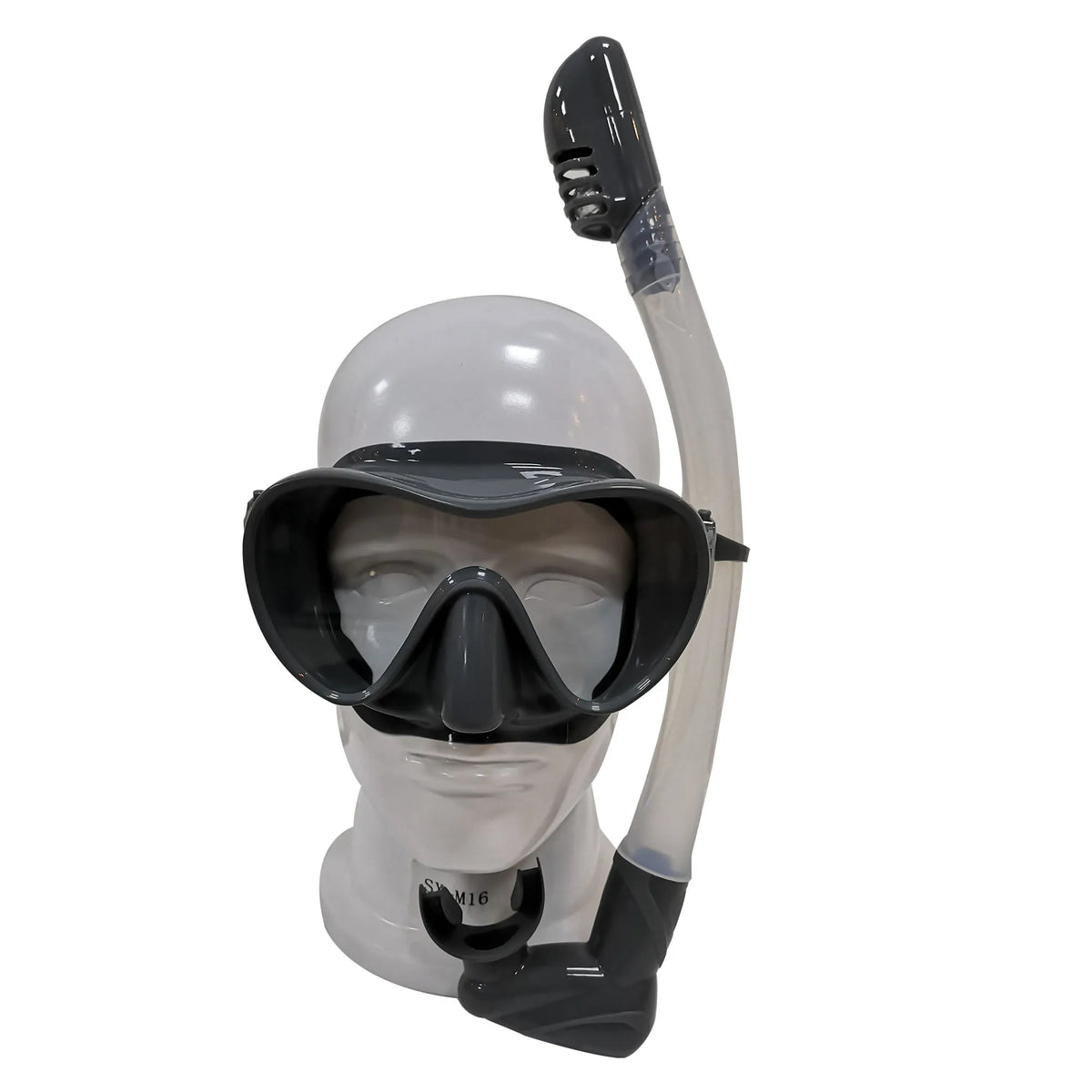 Wide View White Diving Glasses Diving Snorkel Mask Set, product image 3