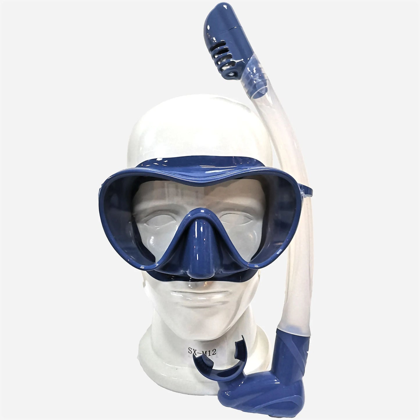 Wide View White Diving Glasses Diving Snorkel Mask Set, product image 2