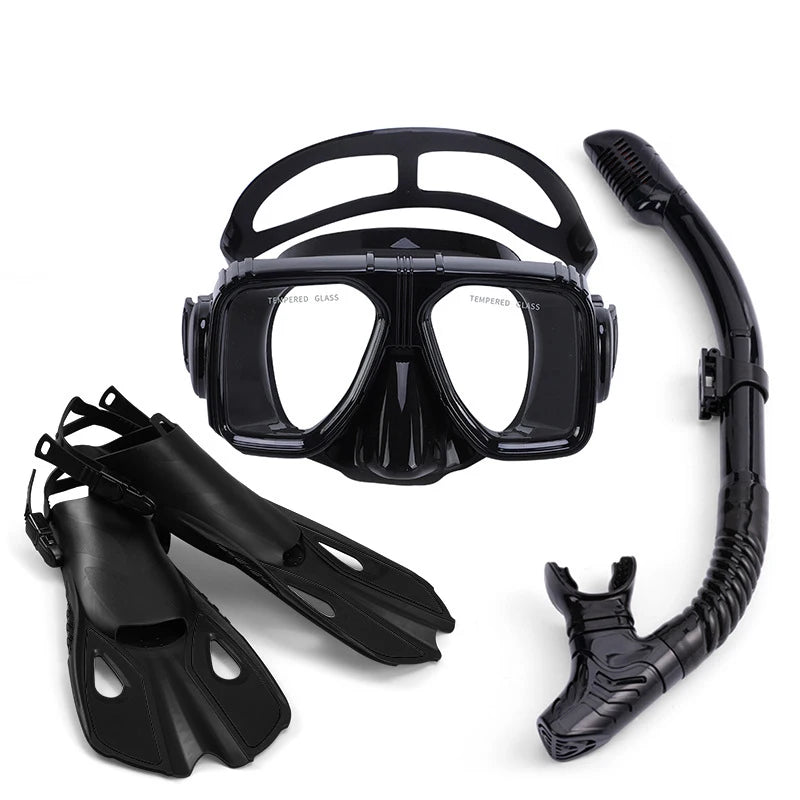 New Snorkeling Set Diving Goggles Snorkeling Equipment Diving Fins Diving Gear Set With Fins Set, product image 5