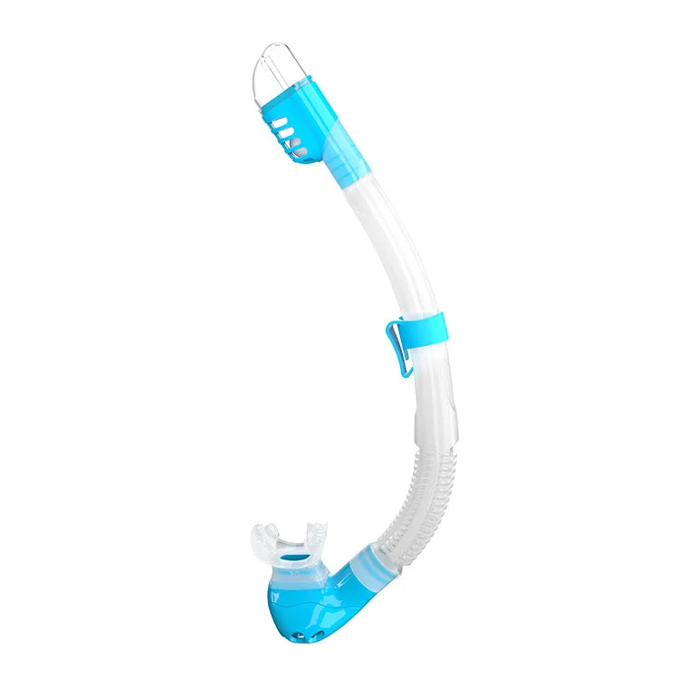 Dry-Diving Snorkel Food-Grade Silicone Mouthpiece Leak-Proof PVC Breathing Tube for Swimming Training Snorkeling, product image 3