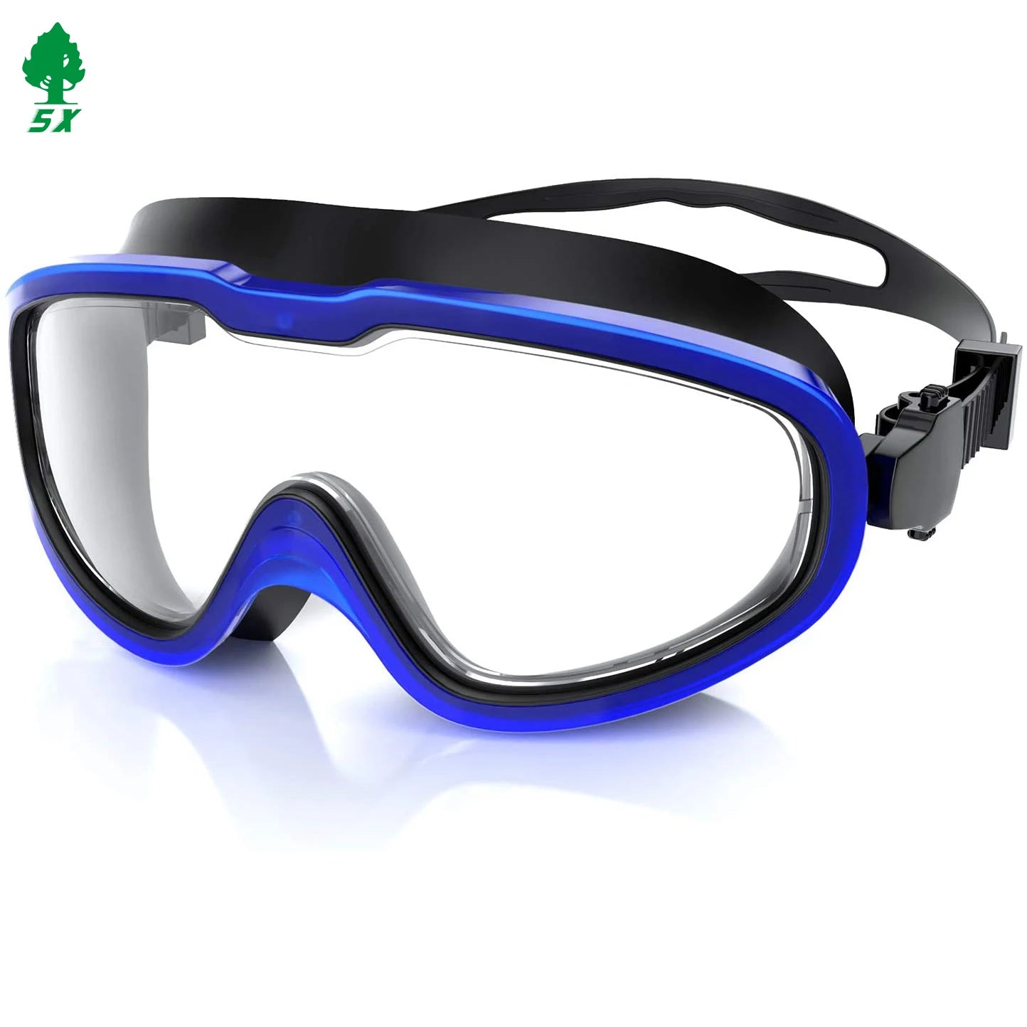 Wide View Swim Goggles Swim Cap Sets for Kids Adults, product image 3