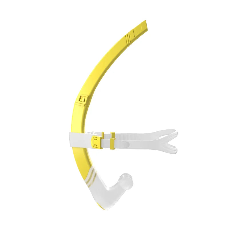 Elastic Headband Small Resistance Large Caliber Front Snorkel for Swimming Freestyle Training Made Durable Silicone, product image 4
