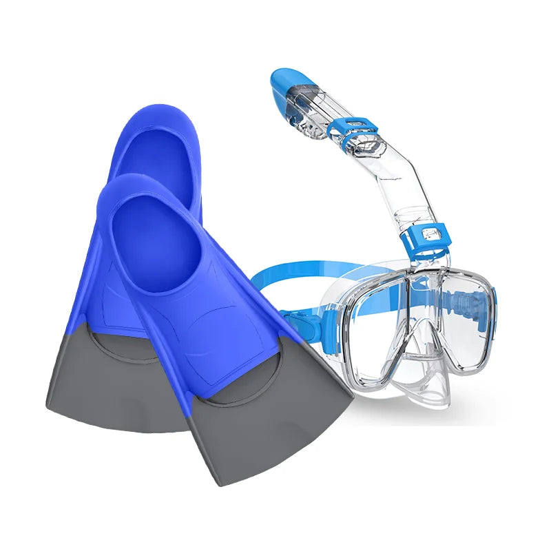 Eco-Friendly Silicone Anti-Fog Diving Set Including a Diving Mask and Fins for Diving & Swimming, product image 2