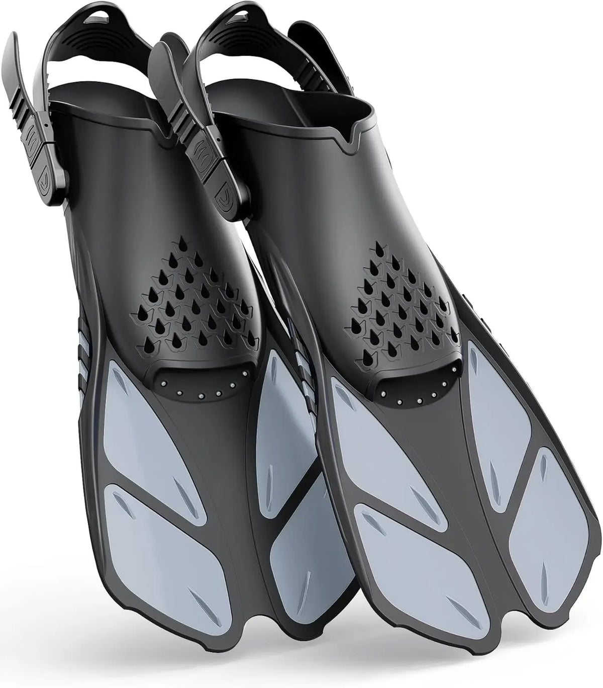 Durable Open Heel Adjustable Rubber Training Scuba Dive Swimming Fins for Child & Adult, product image 3