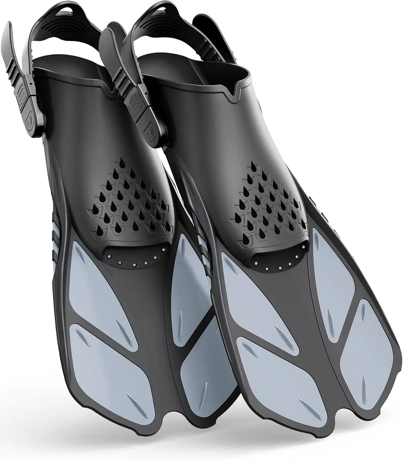 Open Heel Adjustable Diving Fins Wholesale Safety Hot Sell Diving Flippers With Custom Logo Multiple Colors, product image 3