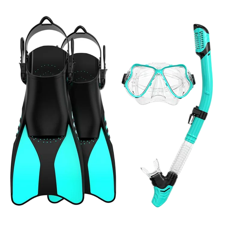 Factory Price Songxin Brand Adjustable Swimming Fins Diving Equipment Set with Custom Logo for Adults, product image 3