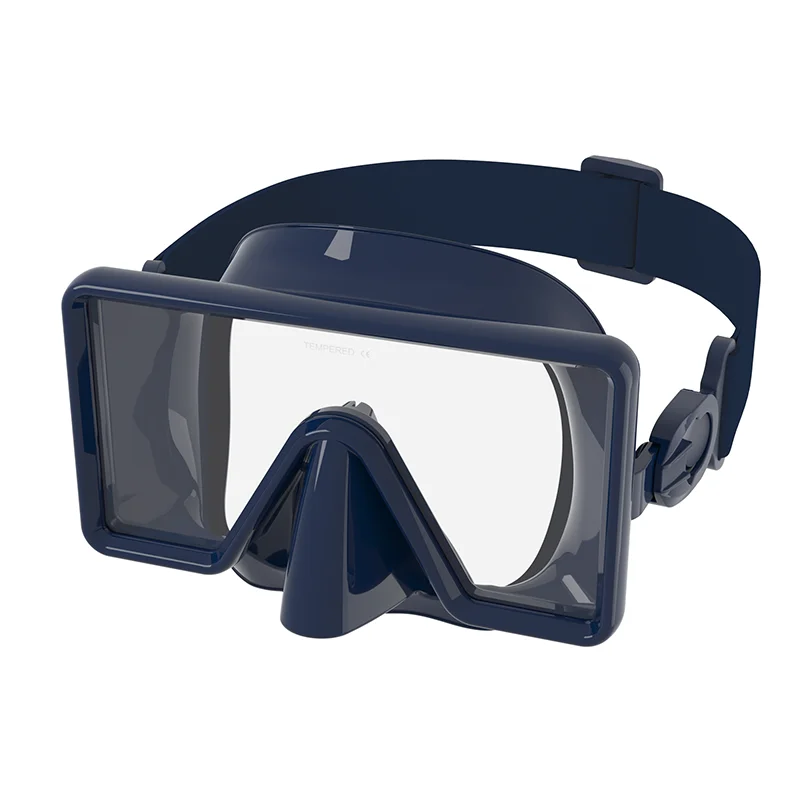 Food-Grade Silicone Diving Mask HD Anti-Fog 180° Wide View Anti-Leak Single Lens for Snorkeling and Swimming, product image 2