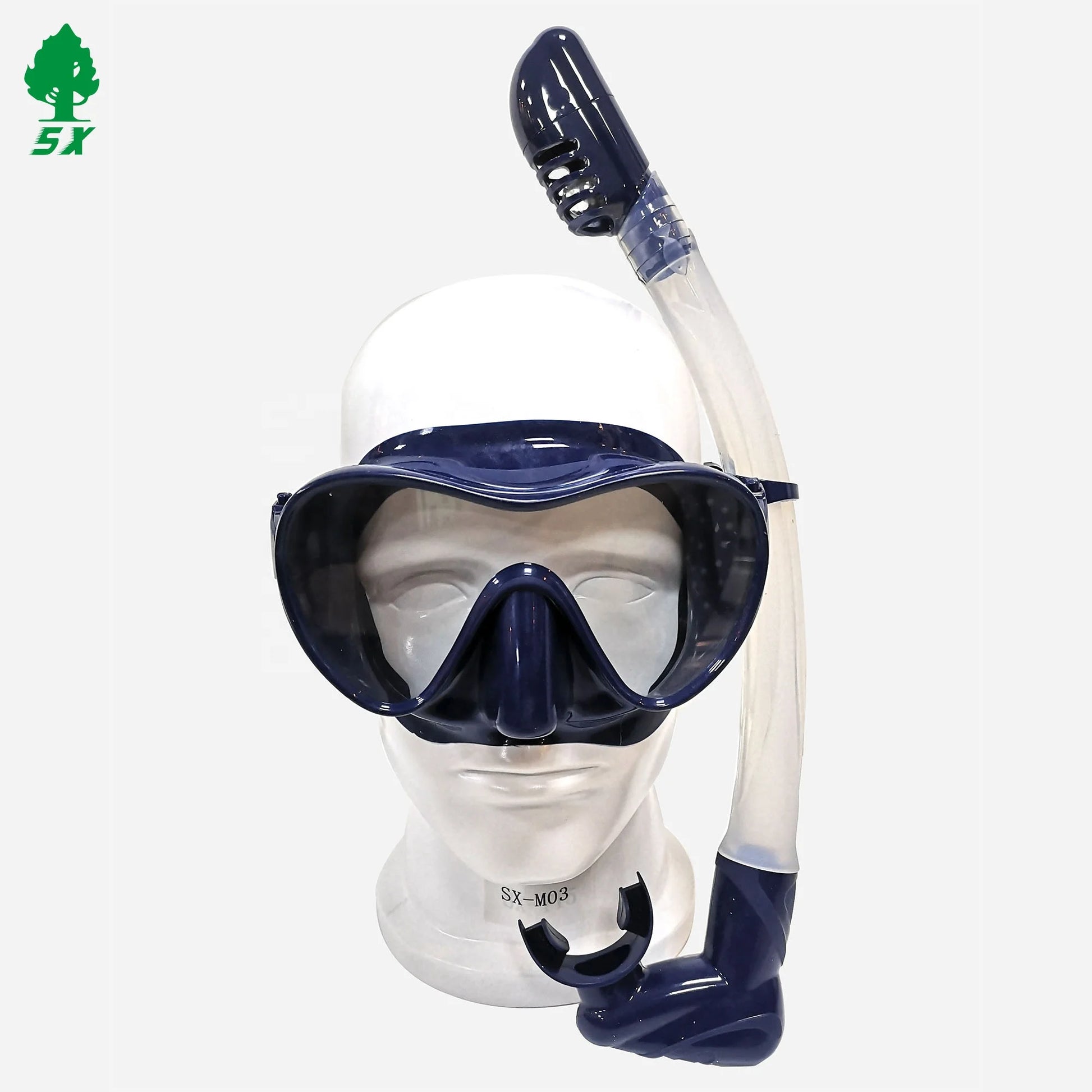 Cheap Snorkel Mask Foldable Dry Top Snorkel Set Anti-Fog Tempered Glass Scuba Mask Professional Snorkeling Gear for Adults, product image 2