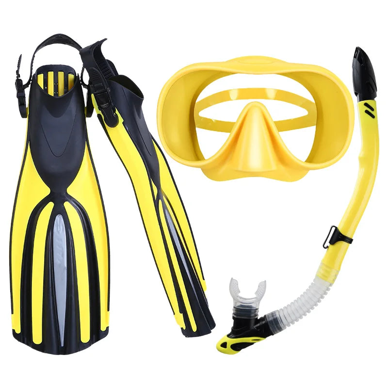 Dive Gear Set Silicone scuba Diving Mask Snorkel and Fins Diving Set, product image 5