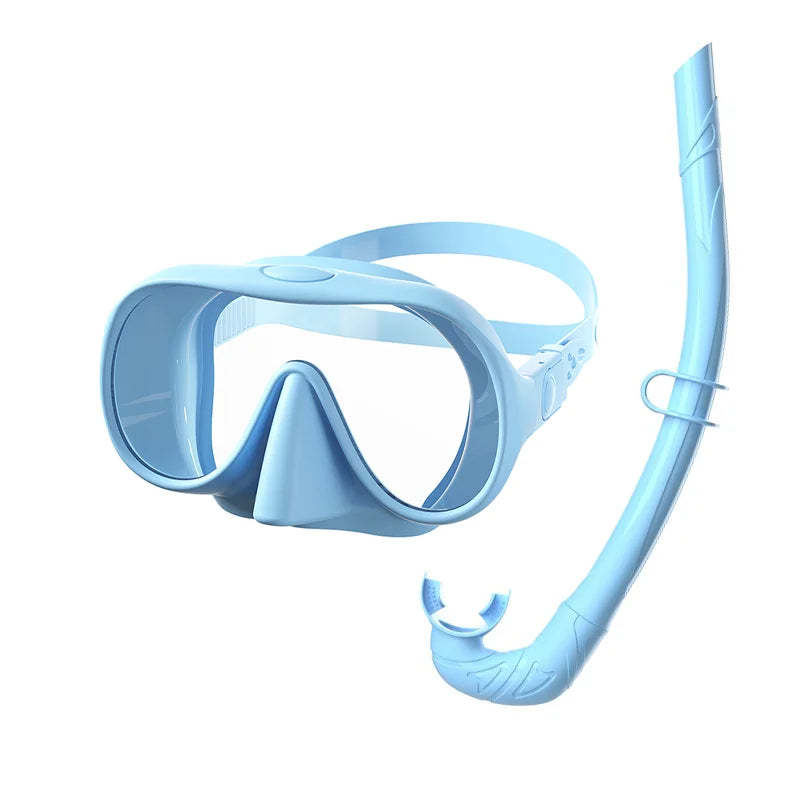 Price Adult Frameless Silicone Anti-Fog Low Volume Scuba Diving Mask and Snorkel Set, product image 2