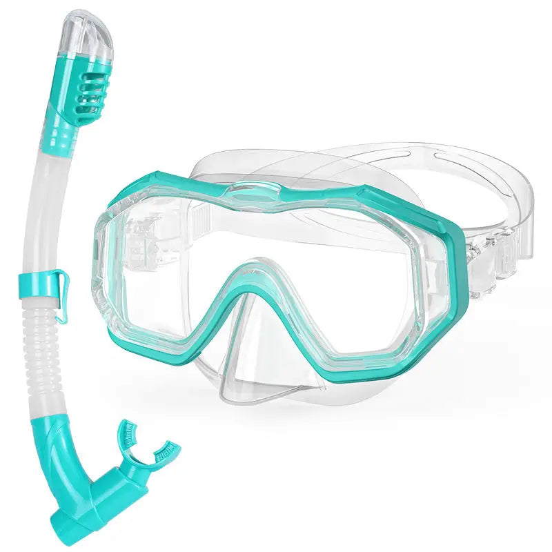 Cheap Adults Panoramic Wide View Snorkel Kit Professional Snorkeling Gear Snorkel Set for Swimming and Diving, product image 3