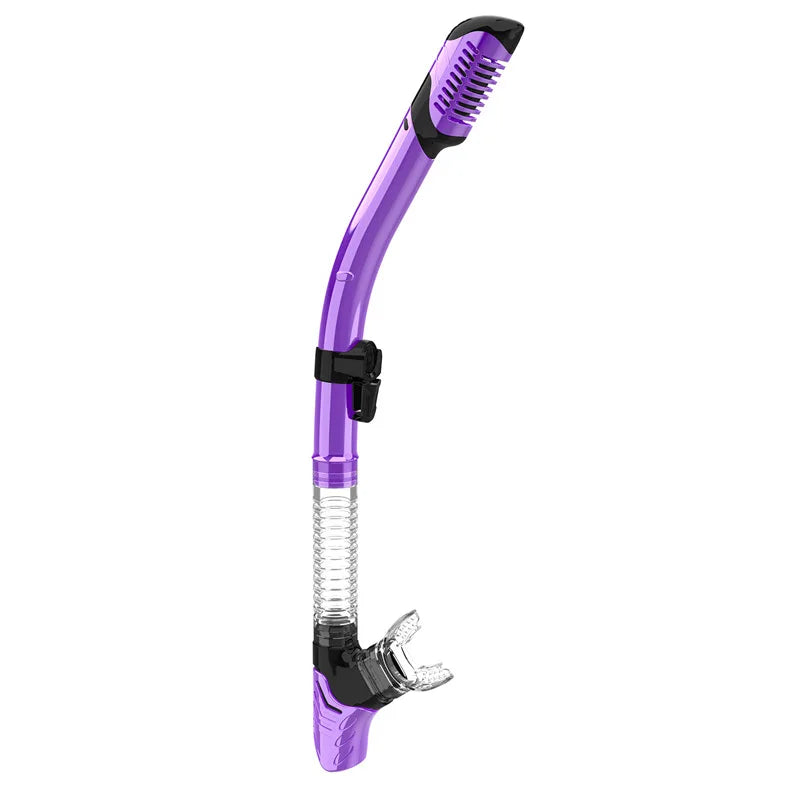 Hot-Selling OEM Dry Diving Snorkel Silicone & PVC Breathing Tube for Snorkeling & Underwater Diving, product image 4