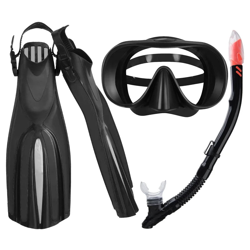 Dive Gear Set Silicone scuba Diving Mask Snorkel and Fins Diving Set, product image 3