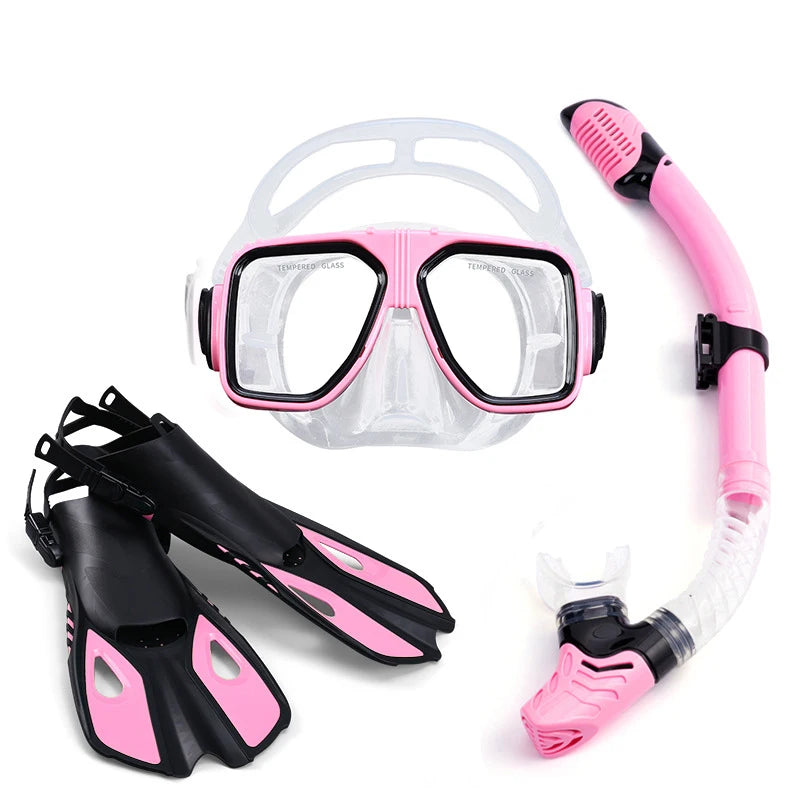 New Snorkeling Set Diving Goggles Snorkeling Equipment Diving Fins Diving Gear Set With Fins Set, product image 3
