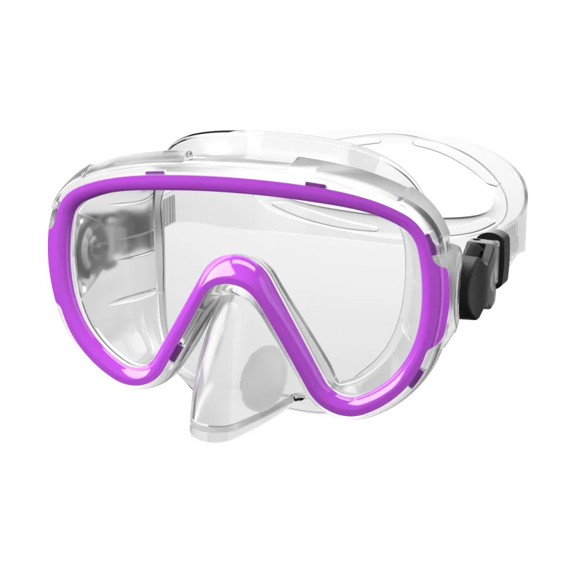 Snorkel Mask Clear Tempered Glass Adult Swimming Sports Freediving Goggles Breathing Diving Equipment, product image 4