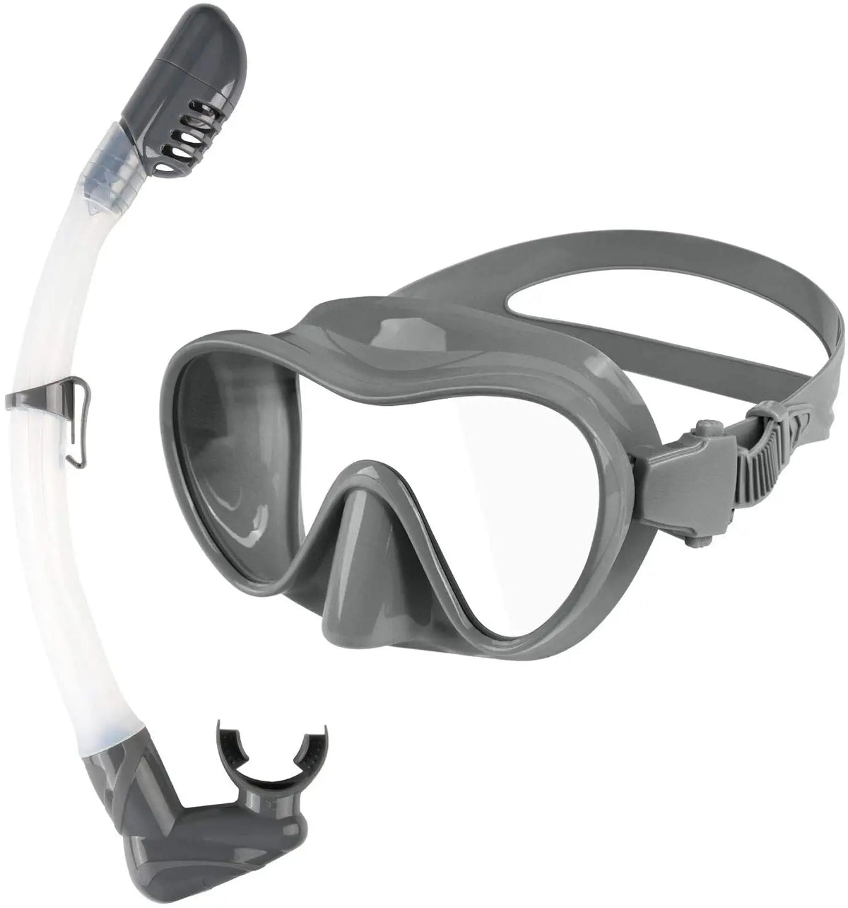 Hot Sell Wholesale Price Silicone Snorkel Mask Set Professional Diving Equipment for Adult, product image 2