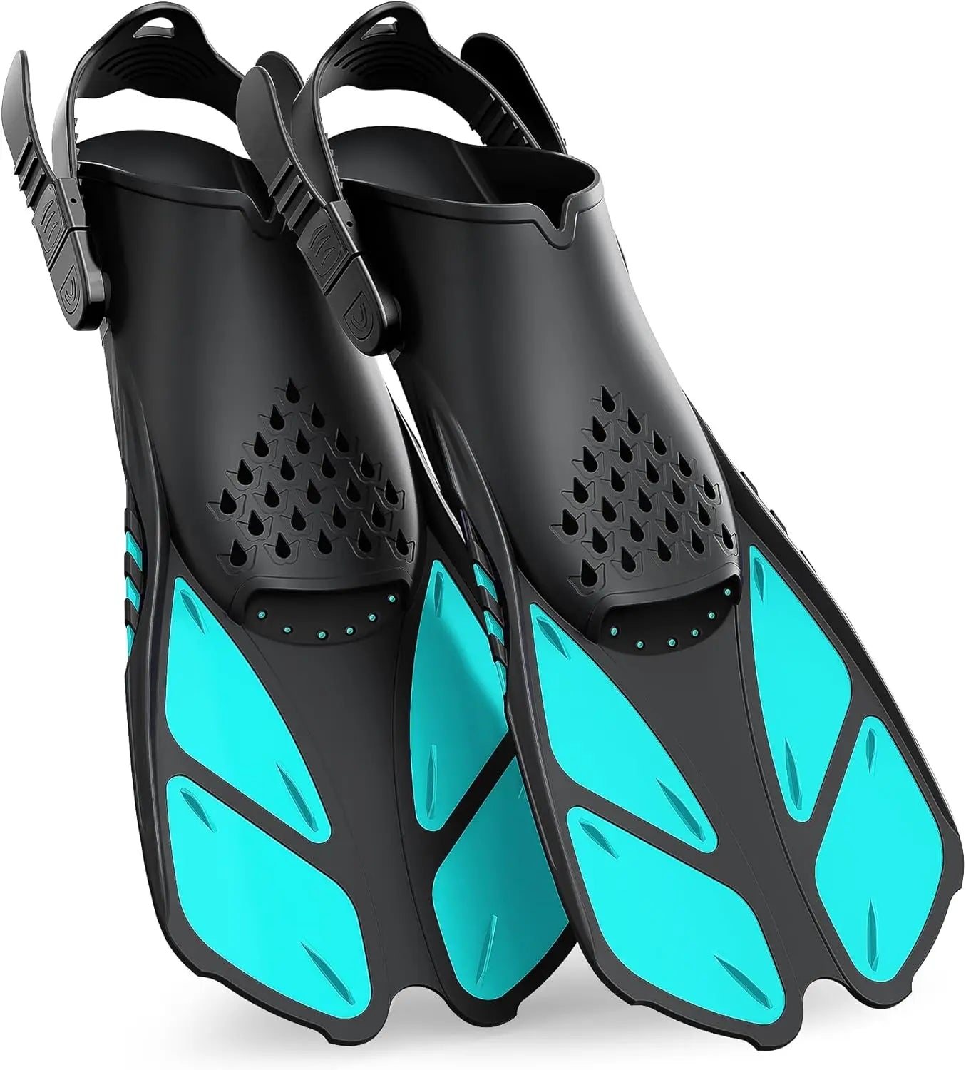 Durable Open Heel Adjustable Rubber Training Scuba Dive Swimming Fins for Child & Adult, product image 2