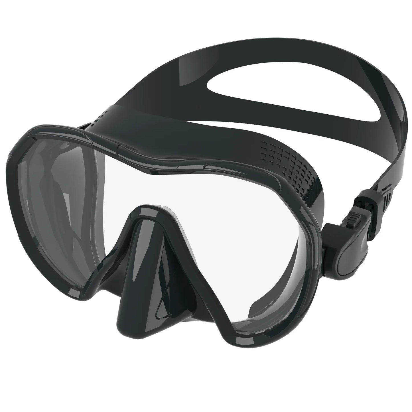 Low-Volume Anti-Fog Diving & Snorkeling Mask Nose-Fit Liquid Silicone for Freediving Swimming & Snorkeling, product image 4