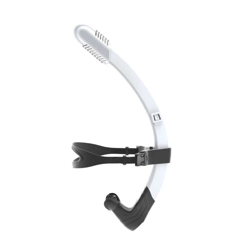 Accepted Food-Grade Silicone Dry Adjustable Small Resistance Large Caliber Front Snorkel 43cm Unisex Swimming Freestyle, product image 2