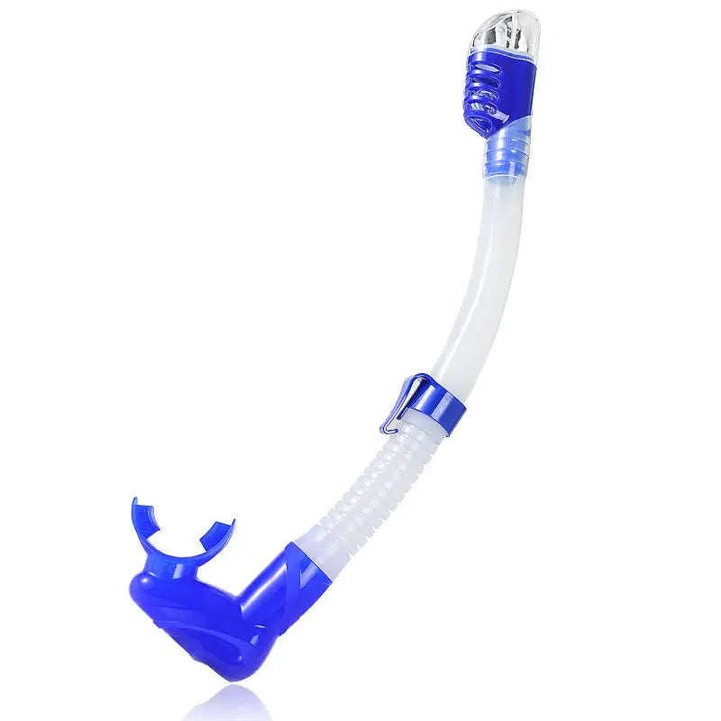 Top Dry Valve Diving Snorkel PVC Breathing Tube Food-Grade Silicone Mouthpiece Adult Swimming Equipment, product image 5