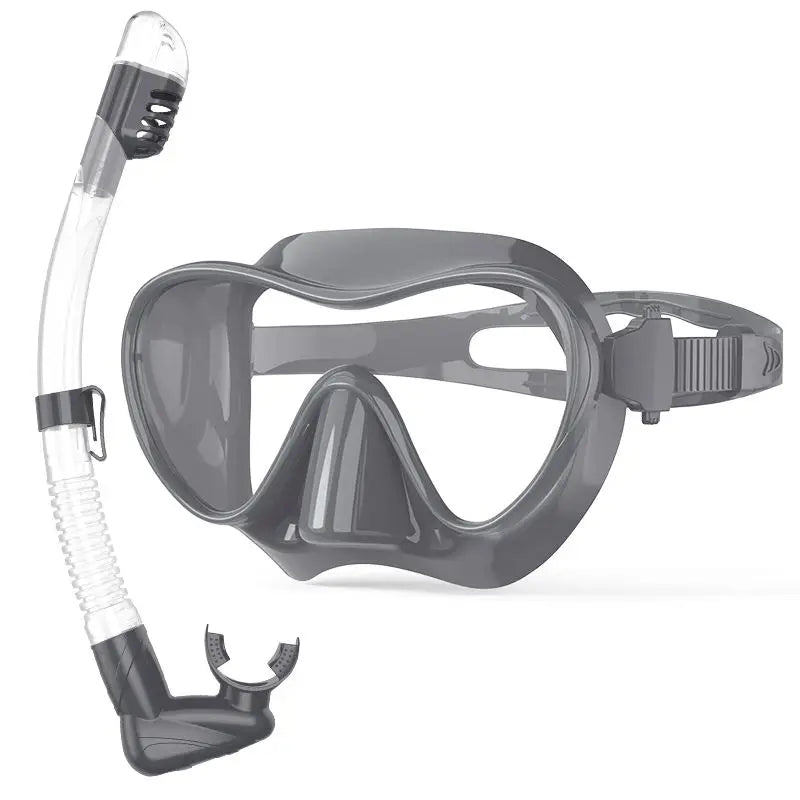 Factory Price Diving Gear Snorkel Mask Set Silicone scuba Diving Mask Dry Snorkel Set, product image 2