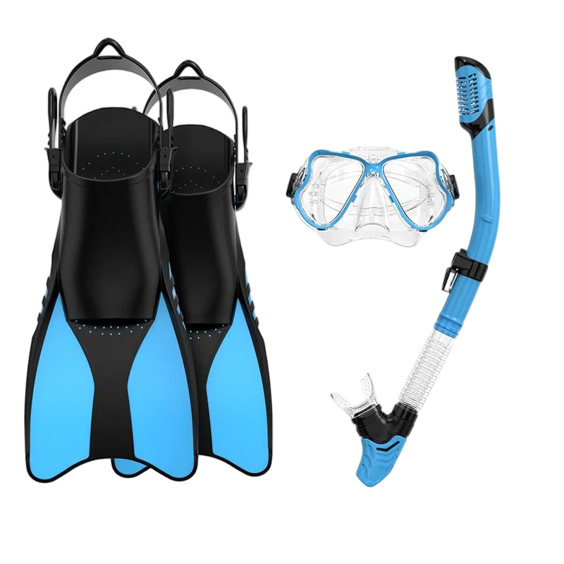 Factory Price Songxin Brand Adjustable Swimming Fins Diving Equipment Set with Custom Logo for Adults, product image 2
