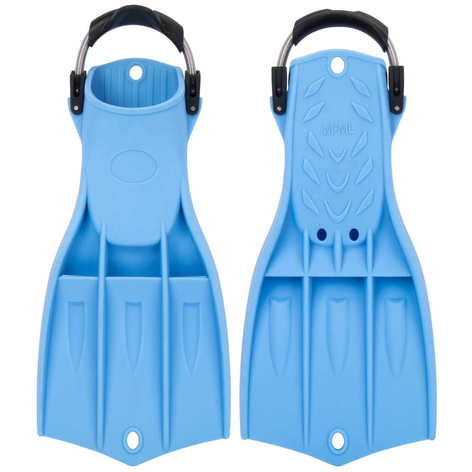 Diving Fins for Scuba Diving and Snorkeling Adventures Versatile and Durable TPE Material, product image 3