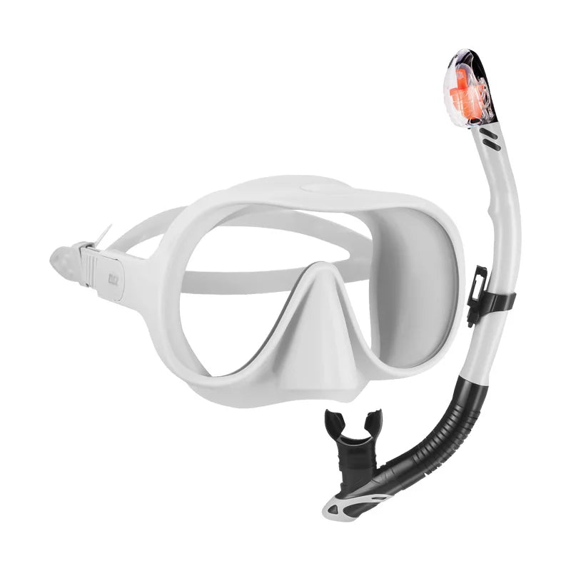 Tempered Glass Diving Mask Snorkels Set With Camera Mount, product image 5