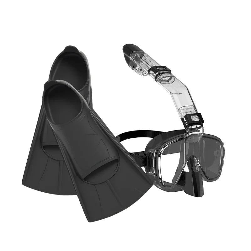 Eco-Friendly Silicone Anti-Fog Diving Set Including a Diving Mask and Fins for Diving & Swimming, product image 4