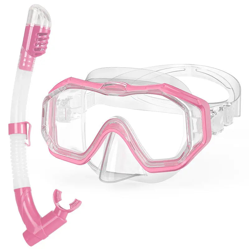 Cheap Adults Panoramic Wide View Snorkel Kit Professional Snorkeling Gear Snorkel Set for Swimming and Diving, product image 4