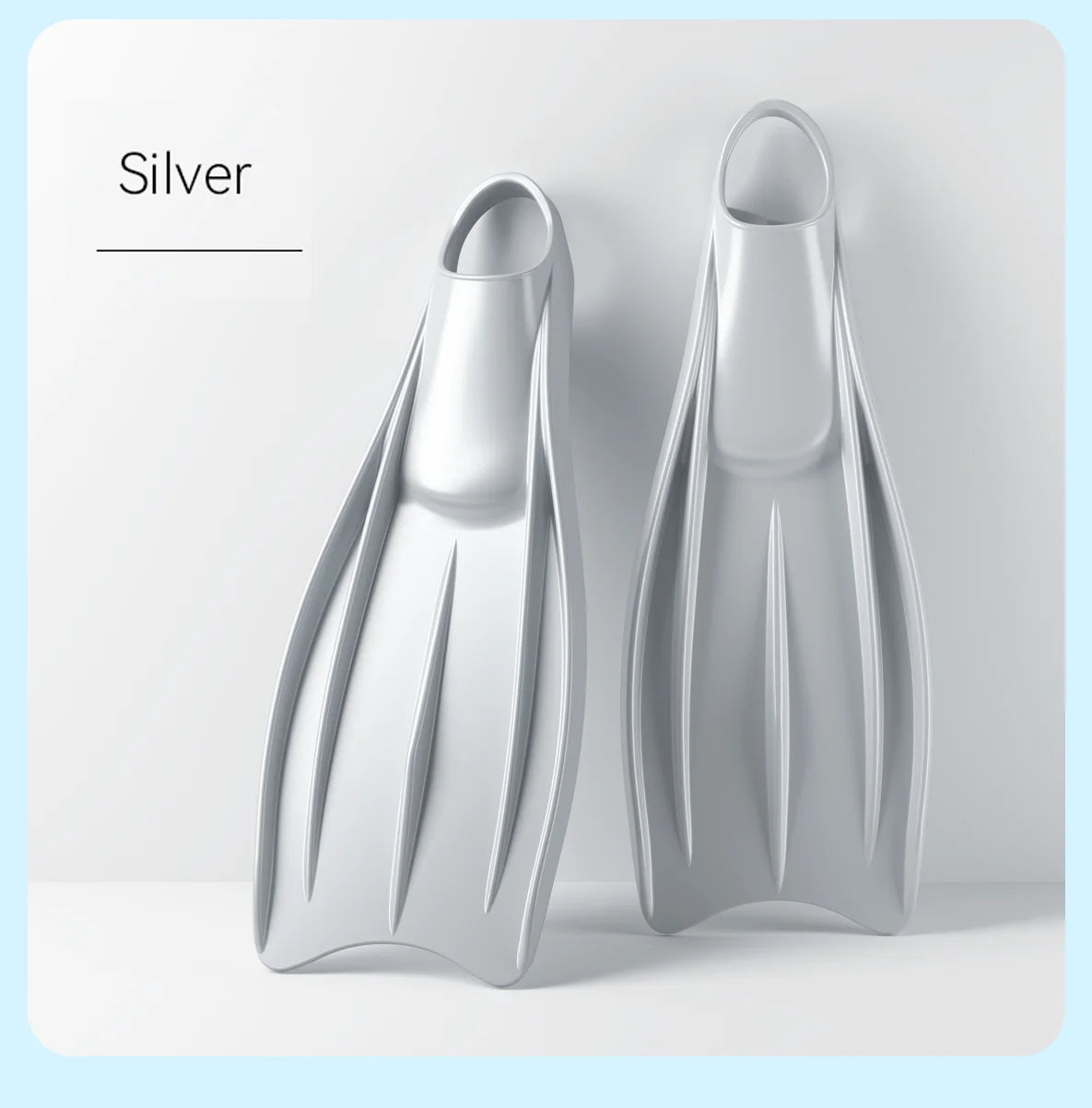 Factory Manufacture Durable TPR New Design Diving Fins for Men and Women Scuba Diving and Freediving, product image 2