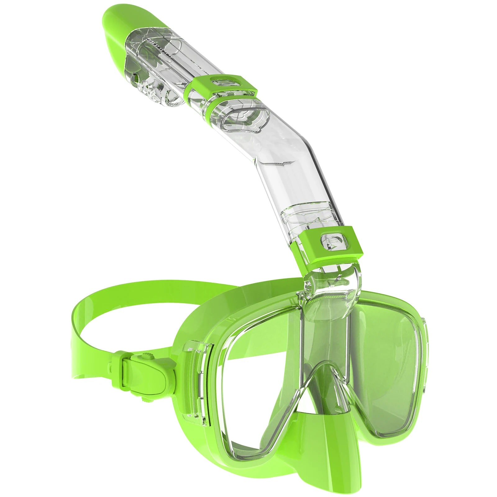 Liquid Silicone Diving Mask with 180 Degree Panoramic View Foldable Design Easy Breath System for Snorkeling & Diving & Swimming, product image 3