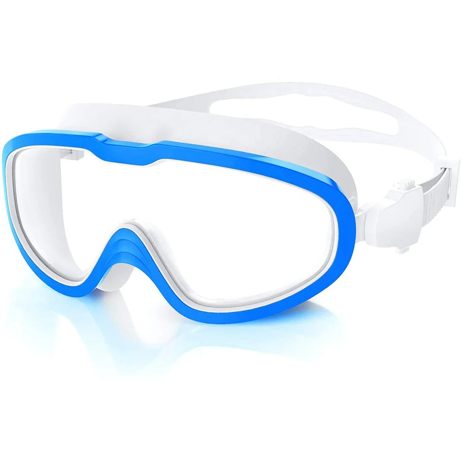 Wide View Swim Goggles Swim Cap Sets for Kids Adults, product image 2
