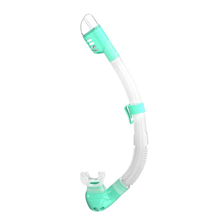 Factory OEM Custom High Quality Freediving Equipment Silicone Foldable Snorkel for Swimming & Snorkeling, product image 4