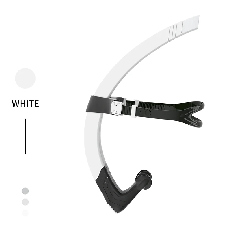 Adjustable Silicone Small Resistance Large Caliber Front Snorkel Elastic Headband for Swimming & Freestyle Training New Arrival, product image 5
